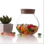1PCS 500G/17oz Cear Empty Round Large Capacity Sealed Glass Bottles Vial Jars Packing Storage Hoder Containers with Wood Cork Stopper for Make up Cosmetics Spice Food Snack Tea and More 1PCS 500G/17oz Cear Empty Round Large Capacity Sealed Glass Bottles Vial Jars Packing Storage Hoder Containers with Wood Cork Stopper for Make up Cosmetics Spice Food Snack Tea and More