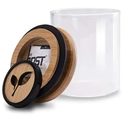 5.5 oz Smell Proof Container & Humidity Control Smart Lid. Habu Airtight Jar is a Stash Jar with Humidity Pack for Herbs Included. 5.5 oz Smell Proof Container & Humidity Control Smart Lid. Habu Airtight Jar is a Stash Jar with Humidity Pack for Herbs Included.