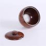 RingBuu Seasoning Jar - Japanese Style Wooden Seasoning Pot Salt Cans Spice Jar with Lid for Kitchen Home