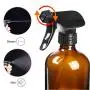 Bouteille Vaporisateur en Verre 9 Pièces 473 ml, Bouteille Vapeur Ambrée Reutilisable pour Huiles Essentielles, Produits de Nettoyage, Vaporisateur d'Aromathérapie Bouteille Vaporisateur en Verre 9 Pièces 473 ml, Bouteille Vapeur Ambrée Reutilisable pour Huiles Essentielles, Produits de Nettoyage, Vaporisateur d'Aromathérapie