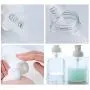 2 Stück 250 ml/8,5 oz Wiederbefüllbare Kunststoff-Schaumbereitsstellungs-Pumpflaschen, leere Behälter für Haushalt, Make-up, Shampoo, Kosmetik, Reiniger, Aufbewahrungsbehälter für Badezimmer, Waschtische, Küche (Transparent)