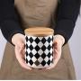 Mini Spice Jars Household ceramic sealed cans creative grain storage tank kitchen storage box