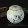 Boîte à Thé en Céramique, Récipient Scellé pour Thé / Cerise Noire / Thé Vert / Puer / Tieguanyin, Réservoir de Stockage pour Thé en Fleurs et Fruits Secs, Accessoires de Cérémonie du Thé, Récipient de Stockage pour Thé, Capacité 250 G - 500 G (Couleur : 