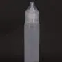 10 Stück Pen-förmige PE-Kunststoff-Tropferflasche, Flüssigkeitstropfer mit Kristallverschluss (15 ml)