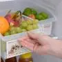 WANGLX ST Refrigerator Crisper Storage Tank Kitchen Utensil Rack Storage Box Food Storage Tank Jar Food Grade Material Resistant Temperature Difference, A