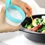 Creative New Storage Seasoning Boxes Spice Jar Bottle With Handle And Spoon Kitchen Storage Container Herb Spice Tools Set,3Pcs Set Pink