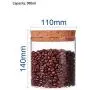 WANGLX ST Glass Storage Jar Wood Lid Food Storage Tank Good Sealing Heat-Resistant Borosilicate Glass Sealed Cans Dried Fruit Sealed Bottle WANGLX ST Glass Storage Jar Wood Lid Food Storage Tank Good Sealing Heat-Resistant Borosilicate Glass Sealed Cans Dried Fruit Sealed Bottle