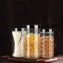 6 Pack 32oz / One Quart Clear Plastic Jars with Black Ribbed Lids. BPA Free PET Food Canisters for Kitchen & Household Storage of Dry Goods, Peanut Butter,Nuts,Cookie,Pie and More. 6 Pack 32oz / One Quart Clear Plastic Jars with Black Ribbed Lids. BPA Free PET Food Canisters for Kitchen & Household Storage of Dry Goods, Peanut Butter,Nuts,Cookie,Pie and More.