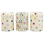 Emma Bridgewater Set of 3 Kitchen Storage Caddies Polka Dot Floral Design, Tea Coffee Sugar Tins