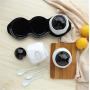 Mini Spice Jars Kitchenware ceramic seasoning jar three-piece creative set home
