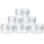 (Quantity: 60 Pieces) Beauticom 15G/15ML (0.5oz) Round Clear Jars with Screw Cap Lid for Pills, Medication, Ointments and Other Beauty and Health Aids - BPA Free