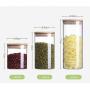 Glass Jar with Lid Food Candy Storage Bottles Tea Container cup Sealing Violetta Mason Jars Kitchen Accessories,Glass container Large Glass Storage Containers With Lids