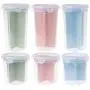 Bocal de Conservation Alimentaire pour Cuisine, Boîte de Rangement pour Céréales, Graines, Riz, avec Couvercle Vert, Taille L Bocal de Conservation Alimentaire pour Cuisine, Boîte de Rangement pour Céréales, Graines, Riz, avec Couvercle Vert, Taille L