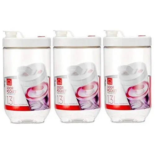 Bouteilles de Conservation LOCK n LOCK Inteorak Clear Pickle Jar / Fermentation, Set de 3 x 1,3L / Idéal pour la Sauerkraut, le Kimchi, les Cornichons ou les Aliments Fermentés Probiotiques. Bouteilles de Conservation LOCK n LOCK Inteorak Clear Pickle Jar / Fermentation, Set de 3 x 1,3L / Idéal pour la Sauerkraut, le Kimchi, les Cornichons ou les Aliments Fermentés Probiotiques.