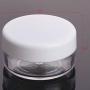 100 Packs Cosmetic Jars with Lids 10g Sample Containers and 10 Pieces Mini Spatulas Little Containers for Acrylic Powder, Cream - White