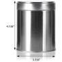 Wide Round Twist Top Tea Tin Canister Containers (2 PACK) and Stainless Steel Metal Scoop Spoon, For Loose Leaf Tea, Coffee, Sugar Storage, Dried Herbs, Spices