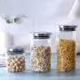 b Multifunction Transparent Glass Dry Grains Food Storage Container Jars Kitchen Organizers Sealing Storage Case for home kitchen(300ml) b Multifunction Transparent Glass Dry Grains Food Storage Container Jars Kitchen Organizers Sealing Storage Case for home kitchen(300ml)