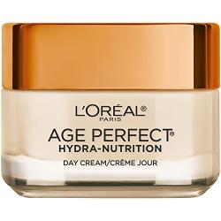 Face Moisturizer by L’Oreal Paris, Age Perfect Hydra-Nutrition Day Cream with Manuka Honey Extract and Nurturing Oils, Anti-Aging Cream to Firm and Improve Elasticity on Dry Skin, 1.7 oz.