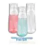 Leere Sprühflaschen, Feinstralsprühen für Alkohol 2 Stück + Auffüllbare Leere Pumpflaschen für Handdesinfektionsmittel 1 Stück 60ml für Haar, Hautpflege, Make-up, Reinigung