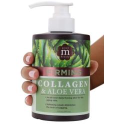 Mirth Beauty Collagen Cream Cream for Face and Body. Collagen Firming Cream with Aloe Vera and Green Tea Extract. Large 15oz jar with pump. (15oz)