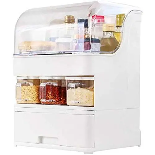 Kitchen Seasoning Box Set, Dust-proof Oilproof Condiment Jar Set With Lid Clear Portable Storage Box Combination Set-a Kitchen Seasoning Box Set, Dust-proof Oilproof Condiment Jar Set With Lid Clear Portable Storage Box Combination Set-a