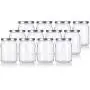 Large 13 oz / 380 ml Clear Thick Glass Wide Mouth Jar with Silver Metal Lid - (12 pack) Great for candle making, canning, storage, preserving, wedding and shower favors and more Large 13 oz / 380 ml Clear Thick Glass Wide Mouth Jar with Silver Metal Lid - (12 pack) Great for candle making, canning, storage, preserving, wedding and shower favors and more