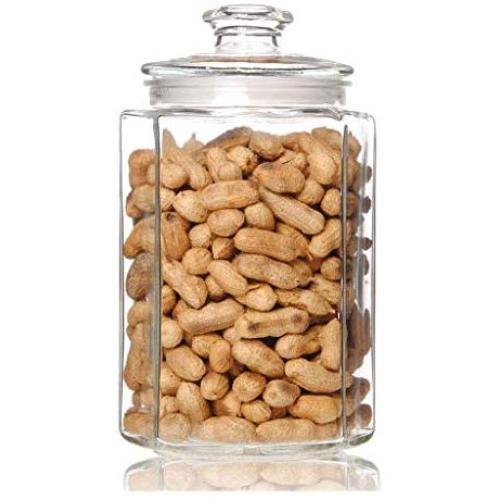 XSWZAQ Multigrain storage tank sealing tea food dried fruit storage tank kitchen household food storage tank glass bottle (Size : 2000ml)