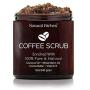 Natural Riches Arabica Coffee Body & Face Scrub – (12 Oz / 340gm) Deep Cleansing Exfoliator All-Natural exfoliates with Coconut & Cocoa Butter for Stretch Marks Acne Cellulite Spider Veins Varicose Veins Age Spots