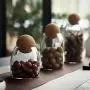 TNKML Transparent Glass Spice Jar Storage Jar Creative Storage Bottle Home Decoration Food Container Kitchen Supplies Spice Container Sugar Bowl Salt Shaker-A TNKML Transparent Glass Spice Jar Storage Jar Creative Storage Bottle Home Decoration Food Container Kitchen Supplies Spice Container Sugar Bowl Salt Shaker-A