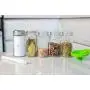 Nellam French Round Glass Spice Jars ? Set of 24 with Shaker Lids and Chalkboard Sticker Labels, Small 4oz Bottles - Stackable Herbs and Spices Containers - Decorative Organizers in Silver Nellam French Round Glass Spice Jars ? Set of 24 with Shaker Lids and Chalkboard Sticker Labels, Small 4oz Bottles - Stackable Herbs and Spices Containers - Decorative Organizers in Silver
