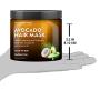 MAJESTIC PURE Avocado and Coconut Hair Mask for Dry Damaged Hair - Infused with Biotin - Deep Conditioning, Hair Thickening, for Healthy Hydrated Hair, Sulfate Free, 16 fl oz