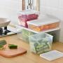 Refrigerator Storage Box Drawer Storage Box Finishing Box Kitchen Food Grain Nut Plastic Transparent Food Box Container Food Dispensers
