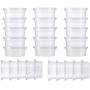 YJYdada 25 Pc Slime Storage Containers Foam Ball Storage Cups Containers With Lids