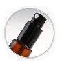 1PC 30ML / 1oz Amber Glass Empty Press Pump Bottles Jar Pot Container For Cosmetics Makeup Foundations Cream Lotion Essential Oils Skin Care Emulsion (Pumps Bottle)