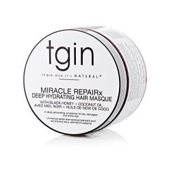 tgin Miracle Repairx Deep Hydrating Hair Masque For Natural Hair - Dry Hair - Curly Hair - 12 Oz