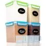 Ensembles de 4 grands contenants de rangement alimentaire étanches pour farine, sucre - 142 onces - Rangement de cuisine en plastique - Boîtes étanches avec couvercles verrouillables - 8 étiquettes, marqueur et 4 tasses à mesurer par GoodCups