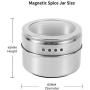 12 Magnetic Spice Tins,Stainless Steel Spice Jar Containers With Wall Mounted Spice Jars Organizer,New Magnetic Spice Jar,Includes 120 Labelling Stickers.