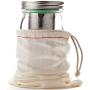 Rumble Jar - Next-Gen Cold Brew Coffee Maker for 32oz Mason Jar - 200 Micron Filter Is Ideal for Coarse Grounds & Stronger Coffee - Made Famous on Kickstarter - Includes Mason Jar & Cotton Filter Sock