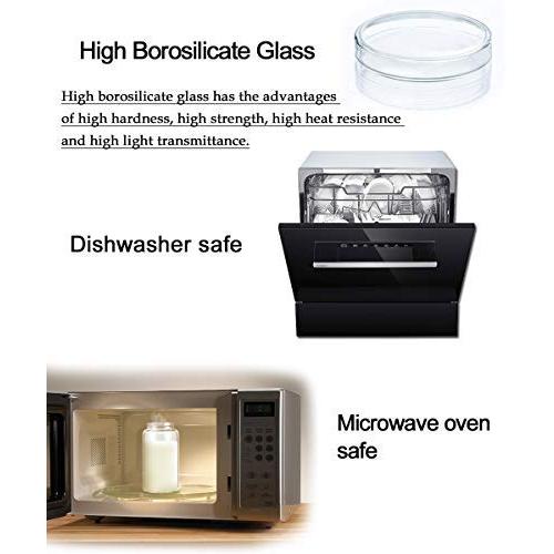 Weetall Glass Storage Jars Kitchen Canisters Set-3 1.2L, Glass Cans with Lids Sealed Food Storage Containers for Sugar, Coffee, Cookies, Rice, Baking Supplies