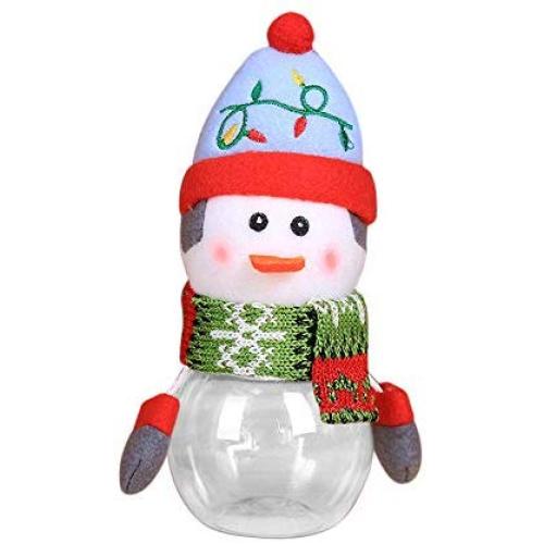 Gift Boxes 5Piece Child Kids Christmas Candy Jar Storage Bottle Santa Bag Sweet New Year Decorations Perfect For Candies Chocolates And Small Gifts. A 7X17Cm