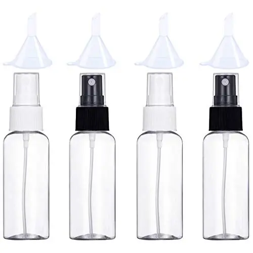 Travel Bottles, 30ml Empty Transparent Atomiser for Home Fine Mist Cosmetic Spray Bottles Set, 4 pack Travel Bottles, 30ml Empty Transparent Atomiser for Home Fine Mist Cosmetic Spray Bottles Set, 4 pack