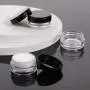 100 Pièces Pots de Crème de Voyage 3g, Petits Récipients de Test Anti-Fuite, Récipients Vides pour Baume à Lèvres 100 Pièces Pots de Crème de Voyage 3g, Petits Récipients de Test Anti-Fuite, Récipients Vides pour Baume à Lèvres