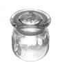 IncisoArt  Hand Etched Vibe Storage Jar Sandblasted (Sand Carved) Glass Handmade USA Custom (Kokopelli Dessert, 12.25 Ounce (362ml))