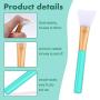 Silicone mask brush – 3 Pcs Plus 2 Cleaning Pads Mud Applicator Beauty Tool For Blend Stirring Cream Lotion