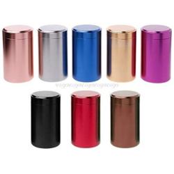 Storage Jar Porable Tea Box Titanium Alloy Travel Outdoor Vase Sealed Cans Gifts 5.5x9cm F16 19 Dropship