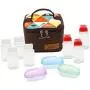Toygogo 10Pcs/Set BBQ Grilling Spice Jar Condiment Pepper Salt Bottle W/Storage Bag Toygogo 10Pcs/Set BBQ Grilling Spice Jar Condiment Pepper Salt Bottle W/Storage Bag