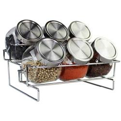 Cylficl Glass Storage Jars Spice Jars Spice Jars Chicken Salt And Salt Bottles Kitchen Belt Racks