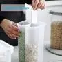 Mahlbox für Cerealien, Süßigkeiten, Großpackungen – BPA-freie Kunststoffbehälter mit Deckeln, für die Küchenschublade/Pantriesortierung, 2,3L / 9,2L (Größe: 2,3L)