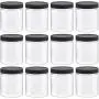 Slime Jars With Lids - PCS 8 Oz Clear Empty Slime Storage Containers, Slime Jars with Lids and Labels - BPA Free Slime Jars With Lids - PCS 8 Oz Clear Empty Slime Storage Containers, Slime Jars with Lids and Labels - BPA Free