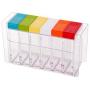meiyuan 6 in 1 Spice Jar Set Seasoning Condiment Storage Container Kitchen Tool Multicolor